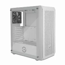 Gabinete Getttech Gcm-asgx1-01wh Midi Tower, Pc, Soporta Atx, Micro Atx, Mini-itx, Color Blanco, Fuente De Alimentación No, 1 X Usb 3.2, 2 X Usb 2.0