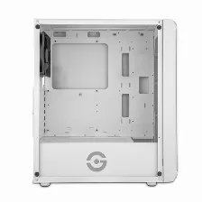 Gabinete Getttech Gcm-asgx1-01wh Midi Tower, Pc, Soporta Atx, Micro Atx, Mini-itx, Color Blanco, Fuente De Alimentación No, 1 X Usb 3.2, 2 X Usb 2.0