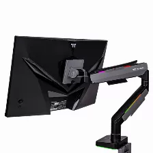 Soporte Para Monitor Thermaltake Rgb, Max. 49 Pulg, Vesa, Movimientos De Rabia, Gris