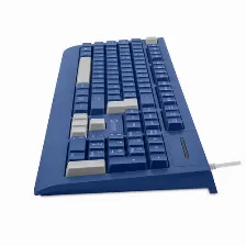 Teclado Getttech Ggk-esmwr-02-bl Alámbrico, Conexión Usb, Color Azul