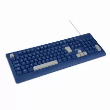 Teclado Getttech Ggk-esmwr-02-bl Alámbrico, Conexión Usb, Color Azul