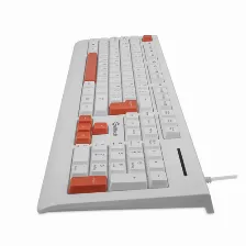 Teclado Getttech Ggk-esmwr-02-wh Alámbrico, Conexión Usb, Color Blanco