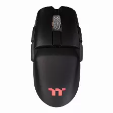 Mouse Thermaltake Argent M5 Optico, 8 Botones, 16000 Dpi, Interfaz Rf Wireless, Bluetooth 10 M, Bateria Integrada, Color Negro.