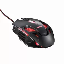 Mouse Gamer Acer Nmw200, Optico, 7200 Dpi, Interfaz Usb Tipo A, Negro