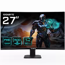 Monitor Gigabyte Gs27fc 27 Pulg, 180hz, Full Hd, 1920x1080, 1ms, Hdmi/dp, Bocinas Integradas, Negro