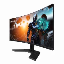 Monitor Gigabyte Gs34wqc Lcd, 34 Pulg, 2/hdmi, 1/dp, 3440 X 1440 Pixeles, 1ms, 120hz, Curvo, Negro