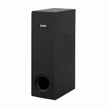 Barra De Sonido Ghia Gsb-014 2.1 Canales, 60 W, Inalámbrico Y Alámbrico, Color Negro