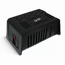 Regulador Ghia Gvr-010 4 Salidas Ac, Potencia 1 Kva / 400 W, Color Negro