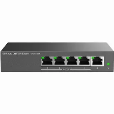 Switch Grandstream Networks Gwn7700p No Administrado, Cantidad De Puertos 5, Gigabit Ethernet (10/100/1000), 10 Gbit/s, Negro
