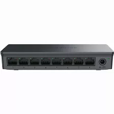Switch Grandstream Networks Gwn7701 No Administrado, Cantidad De Puertos 8, Gigabit Ethernet (10/100/1000), 16 Gbit/s, Negro
