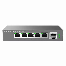 Switch Grandstream Networks Gwn7701p No Administrado, Cantidad De Puertos 8, Gigabit Ethernet (10/100/1000), 16 Gbit/s, Negro