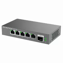 Switch Grandstream Networks Gwn7701p No Administrado, Cantidad De Puertos 8, Gigabit Ethernet (10/100/1000), 16 Gbit/s, Negro