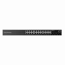 Switch Grandstream Networks Gwn7803 Gestionado, L2+, Cantidad De Puertos 24, Gigabit Ethernet (10/100/1000), 56 Gbit/s, Negro