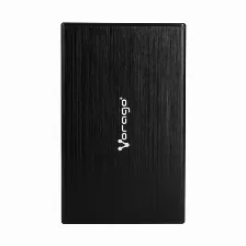 Enclosure Vorago Hdd-202, Sata, Interfaz Externa Usb C 3.1, 10 Gbps, Para Hdd/ssd 2.5 Pulg, Max Capacidad 2tb, Negro