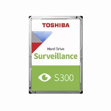 Disco Duro Toshiba S300 Surveillance 2tb, Sata Iii, 5400rpm, Cache 128mb, 3.5 Pulgadas, Videovigilancia