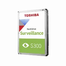 Disco Duro Toshiba S300 Surveillance 1tb, Sata Iii, 5700rpm, Cache 64mb, 3.5 Pulgadas, Videovigilancia