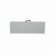 Banca Plegable Modamob 1.83 Metros, 183x30x44cm, Base 4.8cm, Tubo, 22x1.0mm, Blanca Dano Fisico Moderado