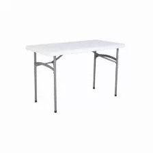 Mesa Modamob 1.22 Metros, 122x60x74cm, Base 4.5cm, Tubo 25x1.0mm, Blanca