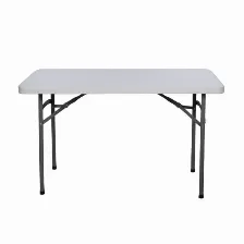 Mesa Modamob 1.22 Metros, 122x60x74cm, Base 4.5cm, Tubo 25x1.0mm, Blanca