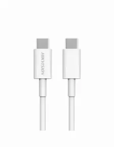 Cable Usb Hikvision Usb-c A Usb-c, 480 Mbps, 60 Watts, Carga Rapida, Blanco