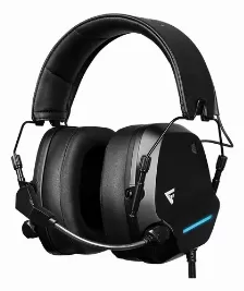 Diadema Gaming Game Factor Hsg550, Usb, 7.1 Canales, Ajustable, Negro