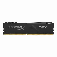 Memoria Ram Hyperx Fury Hx426c16fb3/4, 4gb, Ddr4, 2666 Mhz, Disipador Negro