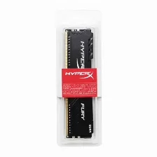 Memoria Ram Hyperx Fury Hx426c16fb3/4, 4gb, Ddr4, 2666 Mhz, Disipador Negro