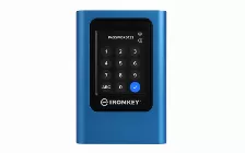 Ssd Externo Kingston Technology Ironkey Vault Privacy 80 480 Gb, Lectura 250 Mb/s, Escritura 250 Mb/s, Usb Tipo C, 3.2 Gen 1 (3.1 Gen 1), Azul