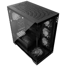 Gabinete Xpg Invaderxmt, Mid-tower, Ventana, Rgb, Ventiladores 5x120mm, Color Negro Open Box Nuevo