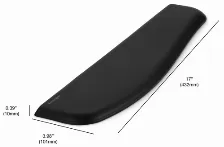 Descansa Muñecas Kensington Apoya Muñecas Ergosoft™para Teclado Slim Material Gel, Fácil De Limpiar Si, Dimensiones 20.32 X 129.54 X 576.58 Mm, Color Negro