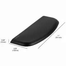 Descansa Muñecas Kensington Ergosoft™ Wrist Rest For Slim, Compact Keyboards Fácil De Limpiar Si, Dimensiones 281 X 10 X 100 Mm, Color Negro