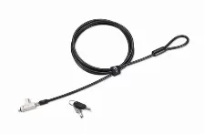 Cable Antirrobo Kensington K60501m, 1.8 M, Kensington, Llave, Acero Al Carbón, Negro, Plata