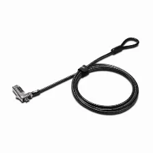 Cable Antirrobo Kensington Cable De Seguridad Nanosaver™ Slim Con Combinación Para Notebooks, 1.8 M, Kensington, Llave, Negro