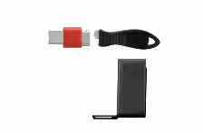 Cable Antirrobo Kensington Candado Para Puertos Usb Con Protección De Seguridad, Llave Plana, Negro