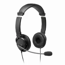 Audífonos Kensington K97601ww Diadema Para Llamadas/música, Micrófono Boom, Conectividad Alámbrico, Conector De 3.5 Mm No, Color Negro