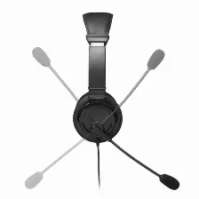 Audífonos Kensington K97603ww Diadema Para Llamadas/música, Micrófono Boom, Conectividad Alámbrico, Conector De 3.5 Mm Si, Color Negro