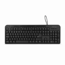 Teclado Vorago Multimedia Kb-204, Usb 1.3m, Ergonomico, Negro Open Box