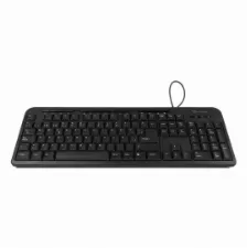 Teclado Vorago Multimedia Kb-204, Usb 1.3m, Ergonomico, Negro Open Box