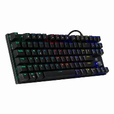 Teclado Mecanico Gamer Vorago Kb-600, Rgb, 80%, Alambrico, Negro