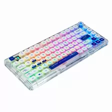 Teclado Game Factor Kbg800 Gasket Rgb, Inalambrico + Usb C, 75%