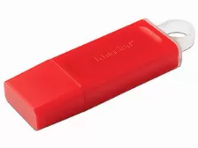 Memoria Usb 3.2 Kingston 64gb, Data Traveler Exodia, Color Rojo