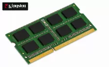 Memoria Ram Kingston Technology System Specific Memory 8gb Ddr3l-1600, 8 Gb, 1 X 8 Gb, Ddr3l, 1600 Mhz, 204-pin So-dimm, Verde