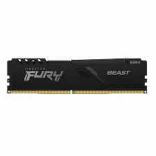 Memoria Ram Kingston Technology Fury Beast 16 Gb Ddr4, 1600 Mhz, Cl 16