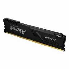 Memoria Ram Kingston Technology Fury Beast 16 Gb Ddr4, 1600 Mhz, Cl 16