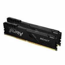 Memoria Ram Kingston Technology Fury Beast 16 Gb Ddr4, 288-pin Dimm, ( 2 X 8 Gb) Pc/servidor