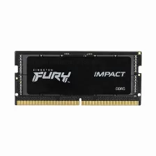 Memoria Ram Kingston Technology Fury Impact Black 32 Gb Ddr5, 2400 Mhz, 262-pin So-dimm, ( 2 X 32 Gb) Computadora Portátil