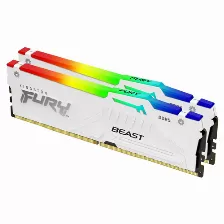 Memoria Ram Kingston Technology Fury Beast Rgb 64 Gb Ddr5, 288-pin Dimm, ( 2 X 32 Gb) Pc/servidor