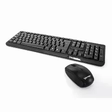 Kit De Teclado Y Mouse Inalambricos Vorago Km-302, Baterias Incluidas