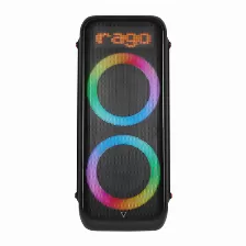 Bocina Vorago Ksp-700, Inalámbrico, 10 M, Altavoz Portátil Estéreo, Negro, Rectángulo, Botones