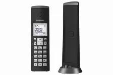 Teléfono Panasonic Kx-tgk210, Teléfono Dect, Terminal Inalámbrico, Altavoz, 50 Entradas, Identificador De Llamadas, Negro